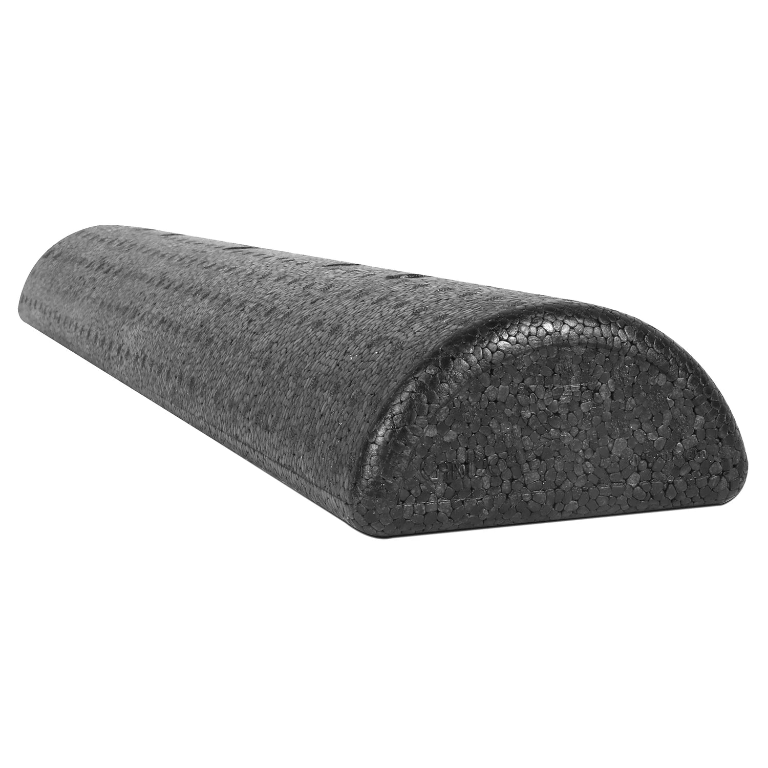 Cando Foam Roller - Black Composite - Extra Firm - 6" X 36" - Half-Round